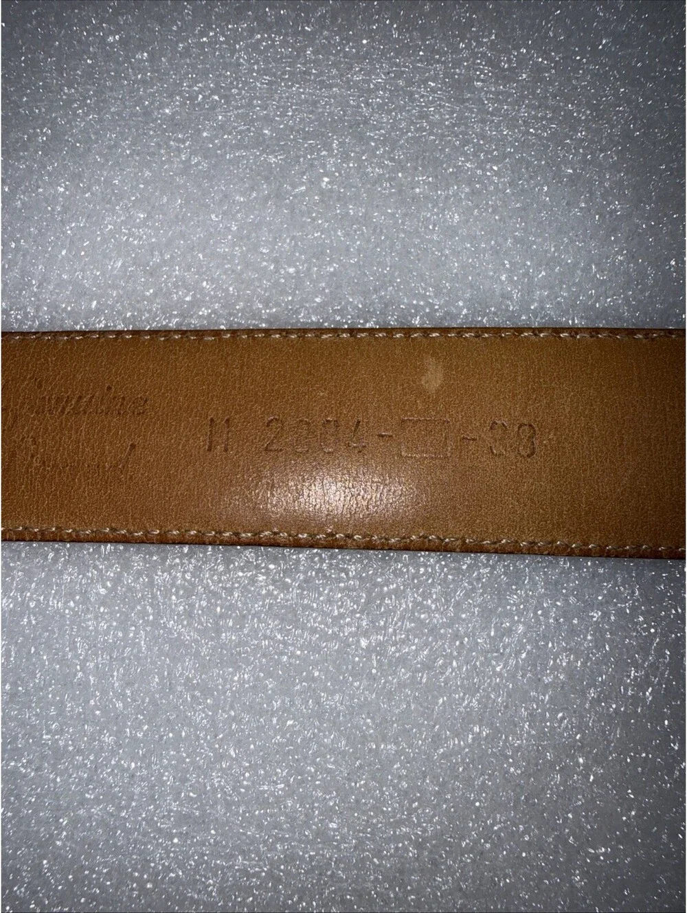 Vintage Markus Neumann Genuine Crocodile/Lizard Leather Belt Brown  38 Spain